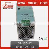 120W 12V 10A Switch LED Power Supply AC/DC Din Rail Installation