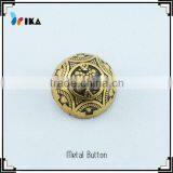 Antique Zinc Alloy Metal Button With Complex Pattern