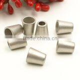 Zinc Alloy Metal Rope Bell Shape End Stopper Pieces thumbnail-2