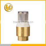 export to syria market hot selling brass foot valve brass check valve with strainer