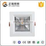 Hotel Project 12W 20W 35W Recessed Dimmable Square Cob Led Downlight