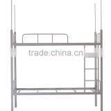 Hot Selling Apartment Metal Tube Double Layers Bed Frame for Children and Adult thumbnail-1