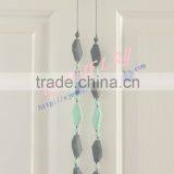 Green&gray Rectangular Silicone Teething Beads Necklace Loose Silicone Beads Silicone Teething Necklace Wholesale TN069 thumbnail-3