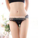 Women Open Crotch Panties New Knickers Thong G String Sexy Crutchless Pearl Massage Underwear Panties thumbnail-3