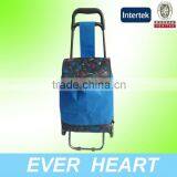 Six Wheels Folding Trolley Shopping Bag With Chair