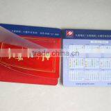 2014 Calendar Mouse Mat / Calendar Eva Mouse Pad