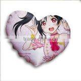 New Nico Yazawa - Love Live Anime Heart Shaped Stuffed Plush Japanese Throw Pillow Cover GZF535