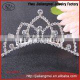 2016 Silver Jewelry Good Crystal Headband Hair Accessories Crown thumbnail-1
