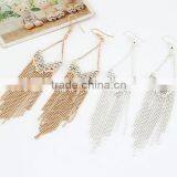 Fashion Design Metal Tassel Hanging Earrings for Women thumbnail-3