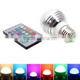Express 110v 220v 3w Color Remote Led Bulb thumbnail-4