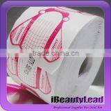 Professional Pink Nail Form Summer Nail Form 500pcs Roll