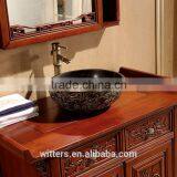 WTS-8288 43'' Chinese traditional style floor mounted bathroom mirrored cabinets