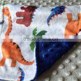 20 Cute Cartoon Designs Availble of Two Layers Minky Baby Wipe Cloth BC16032102S thumbnail-3
