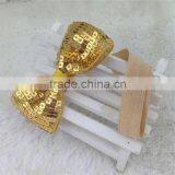 New Arrival 3inch Sequin Hair Bows Sequin Bows With Elastic Baby Headband for Baby Girls Hairband for Headwear in Stock thumbnail-3