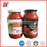 400g tomato sauce in glass jar for S.Africa