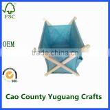 Library Magazine Newspaper Rack Folding Wooden Magazine Rack thumbnail-2