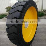 High Quality 10-16.5 12-16.5 Skid Steer Pneumatic and Solid Tires With Rim for Hot Sales thumbnail-6