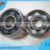 608 White Nylon Cage Chrome Ring Zro2 Ball Hybrid Ceramic Bearing thumbnail-1