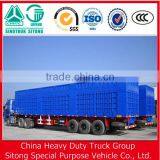 3 Axles Truck Cargo Box, Cargo Semi Trailer House, Side Open Strong Box Utility Trailer thumbnail-2