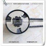 17T 3/4" Bore #219 go Kart Clutch and #219 Chain thumbnail-6