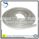 Manufacturer transparent Reinforced Fuel PVC steel wire Pipe discharge hose