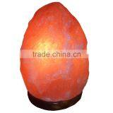 Himalayan Rock Crystal Salt Lamp Natural Air Purifying 7 ~ 10 Lbs 3.1 to 4.1 Kg UL Approved 6 Fts Cord Bulb w Base thumbnail-1