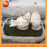 Dancing Stone Water Fountain With Swan thumbnail-1