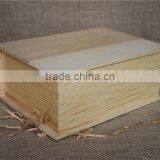 Unfinished Pine Wooden Layer Book Shaped Gift Box With Free Sample thumbnail-4
