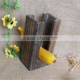 Винтажный цветной художественный индивидуально изготовленный деревянный держатель для подставок под стаканы thumbnail-1