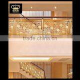 Luxury Aluminum Handrails Staircase Balustrade for Hotel Villa thumbnail-2