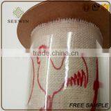 100% Pure Jute Burlap Ribbon for Packing Tie Bow thumbnail-4