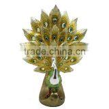 Shinning Coating Delicate Resin High Quality Peacock Statues thumbnail-6