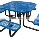 Arlau Metal Rectangle Patio Table thumbnail-4