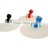 Good Sealability Silicone Coffee Cup Cover With Little Evil Sleeve thumbnail-3