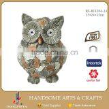 9 Inch Outdoor Resin Home and Garden Ornament Owl Figurines Lively Animal Statue thumbnail-5