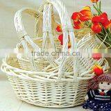 Hot Sale Willow Wicker Gift Basket for Wedding Decorations thumbnail-4