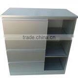 Modern Metal Sliding Door Corner Shoe Cabinet thumbnail-1