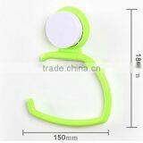 Vacuum Suction Cup Kitchen and Bathroom Plastic Shelf/holder/Towel Rack/roll Tissue Stand thumbnail-1