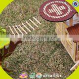 2017 New Products Indoor Children Toys Wooden Treehouse Dollhouse W03B059 thumbnail-5