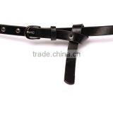 Wholesale Rivets Decorated D Buckle Sex Girl Thin PU Knot Waist Belt thumbnail-5