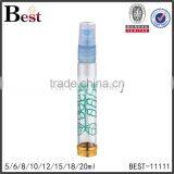 Cosmetic 5ml 10ml 20ml Screen Printing Golden Bottom Perfume Bottle Empty Clear Glass Bottle of Fragrance Perfume thumbnail-5