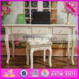 2016 Wholesale High Quality Bedroom Solid Wooden Table and Chair Set W08G187 thumbnail-2