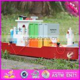 2016 New Design Funny Children Wooden Toy Container Ship W04F006 thumbnail-5