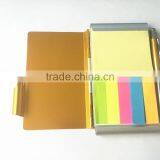 New Aluminum Double-side Notebook With Pen / HOT Sale Aluminum Pocket Notebook thumbnail-2