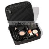 Black pu Leather Designer Makeup Bag With Professional thumbnail-6