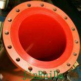 Wear Resistant PU Poly Polyurethane Lined Steel Pipe Line Fitting thumbnail-1