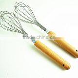 37056 New Style Stainless Steel Whisk With Wooden Handle thumbnail-2