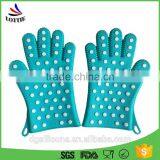 Kitchen Tools and Uses Smoking Grilling Silicone BBQ Gloves Grill Set Five Finger Shape Silicone Glove thumbnail-2
