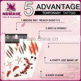 Long Lasting Printing Fashionable Design Water Transfer Body Temporary Tattoo thumbnail-4