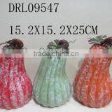 Colorful Pumpkin Ceramic Lantern Festival Holloween Decorations thumbnail-2